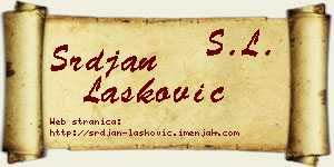 Srđan Lasković vizit kartica